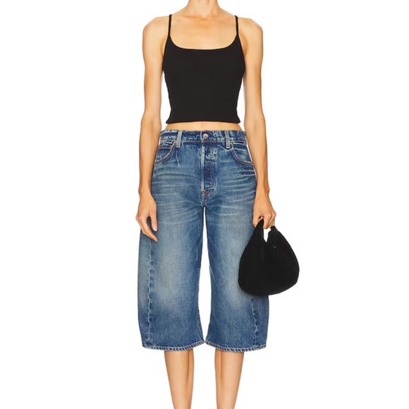 GRLFRND Noa Engineer Jorts Elysian Park Dr Blue Jean Shorts denim Revolve 28 - Picture 2 of 16